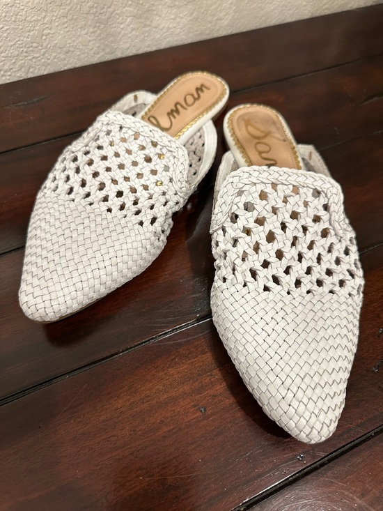 Sam Edelman Shoes - Sam Edelman Woven Pointed Mule in White